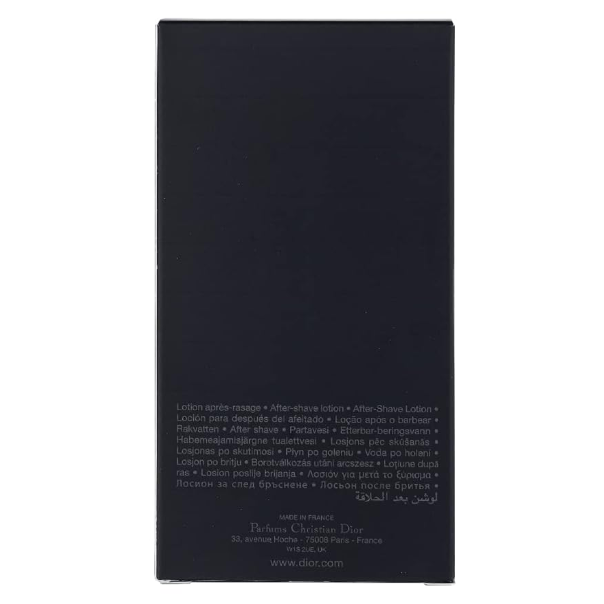 Dior Sauvage Aftershave Lotion 100ml – Bergamot, Lavender & Ambroxan, Soothing Post-Shave Care for Men
