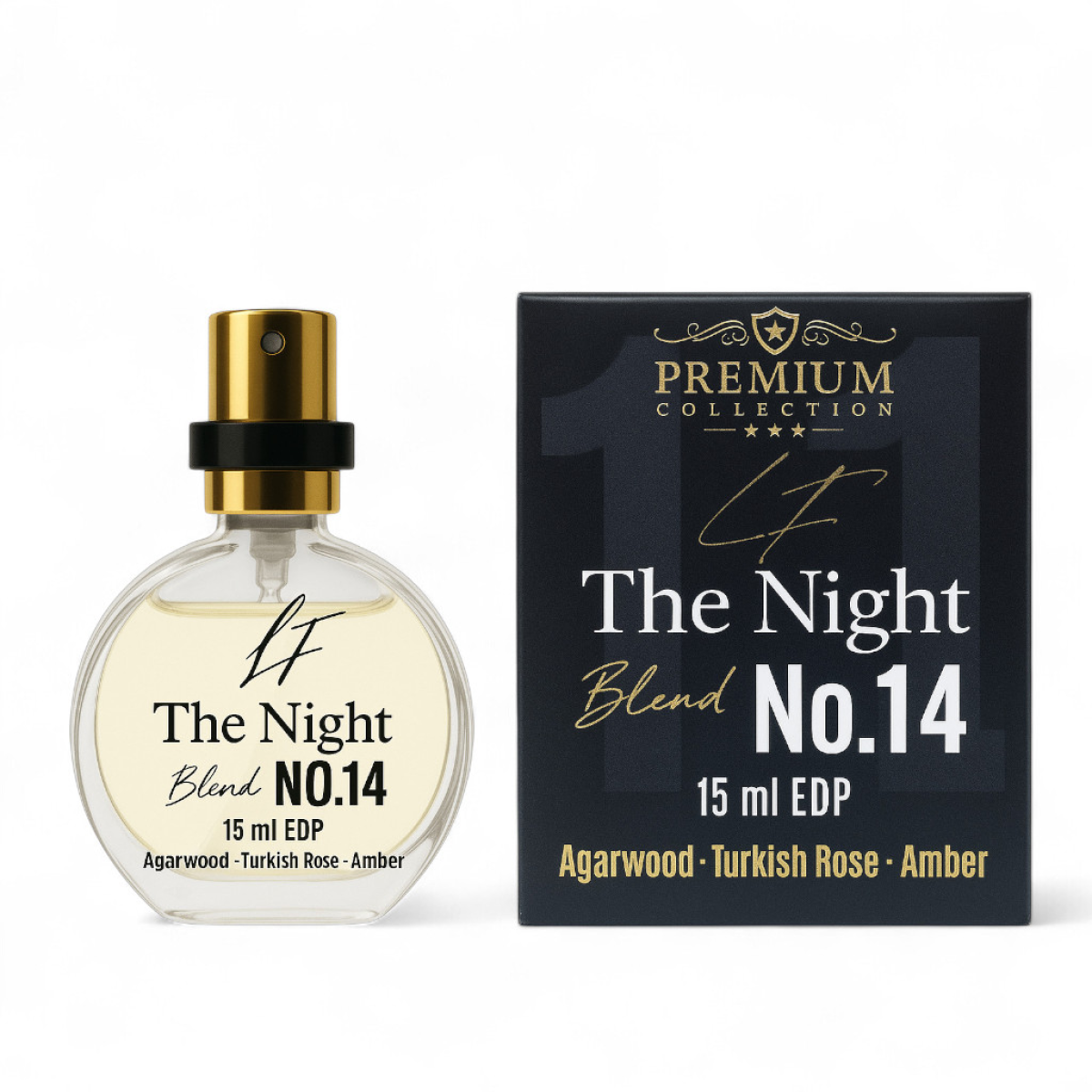 LIVFRAGRANCE Signature 15ml Oil-Based Perfume Set – 6 Luxury Blends Retail Display, 60 Pieces