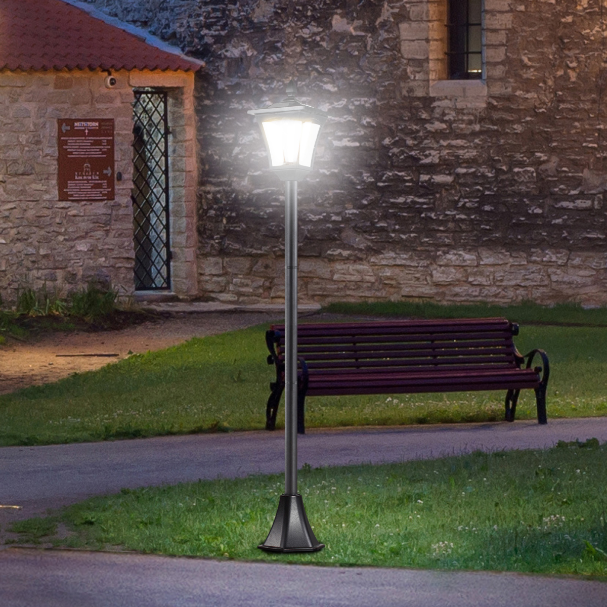 Solar Powered Outdoor Street Lamp