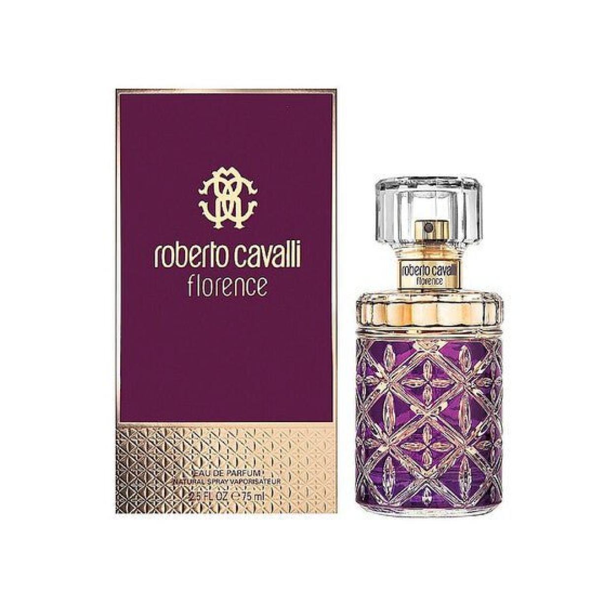 Roberto Cavalli Florence Eau de Parfum Spray 75ml β Floral, Fresh & Citrus Fragrance for Women