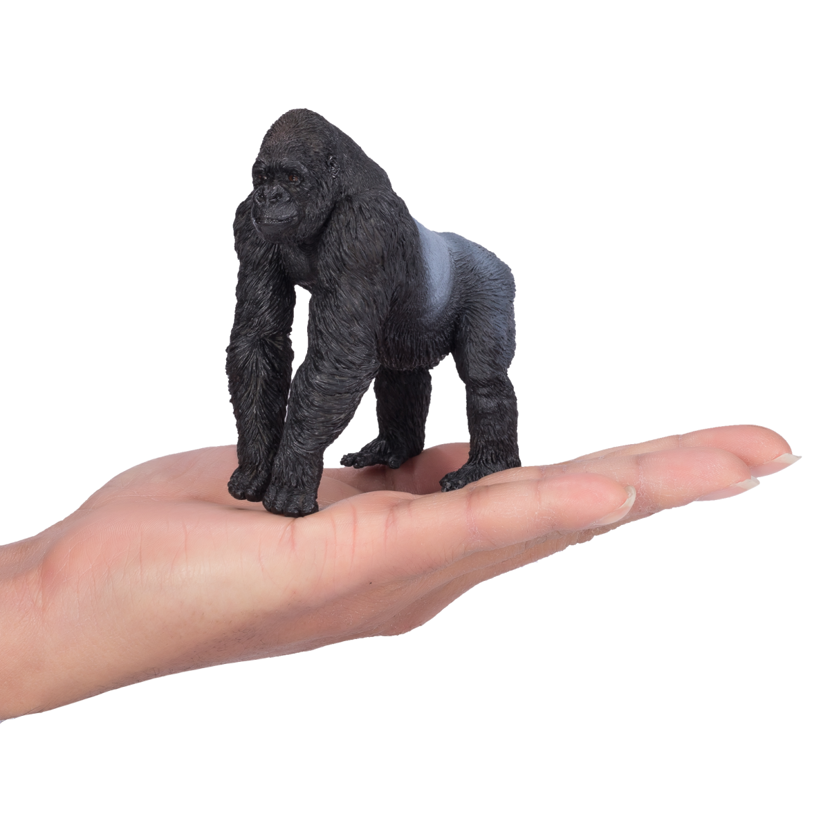 Mojo Fun Silverback Gorilla Toy – Realistic Male Wildlife Model