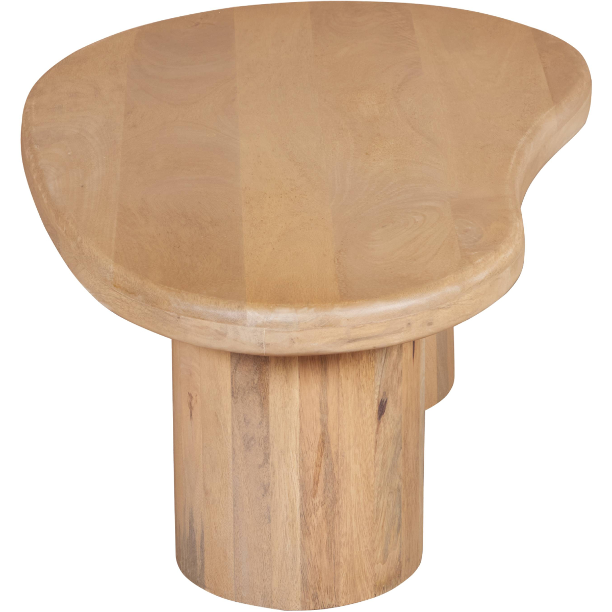 Austin Solid Wood Coffee Table with Natural Wood Grain – 92 x 58cm Living Room Centrepiece