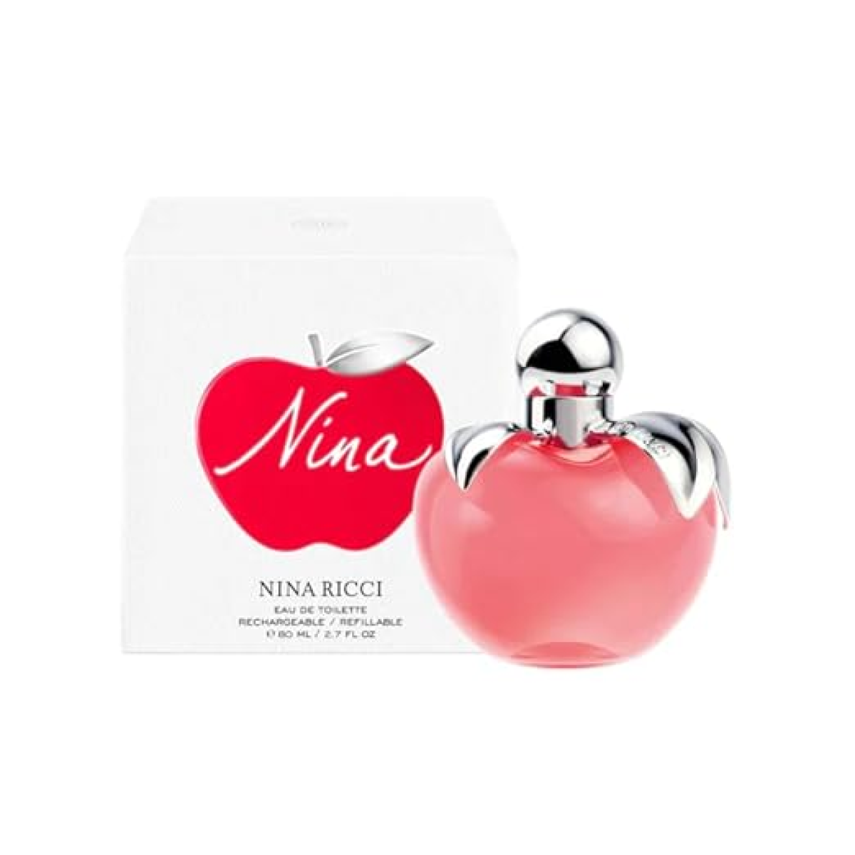 Nina Ricci Nina Eau de Toilette Spray 80ml – Fruity Floral Gourmand Women's Fragrance
