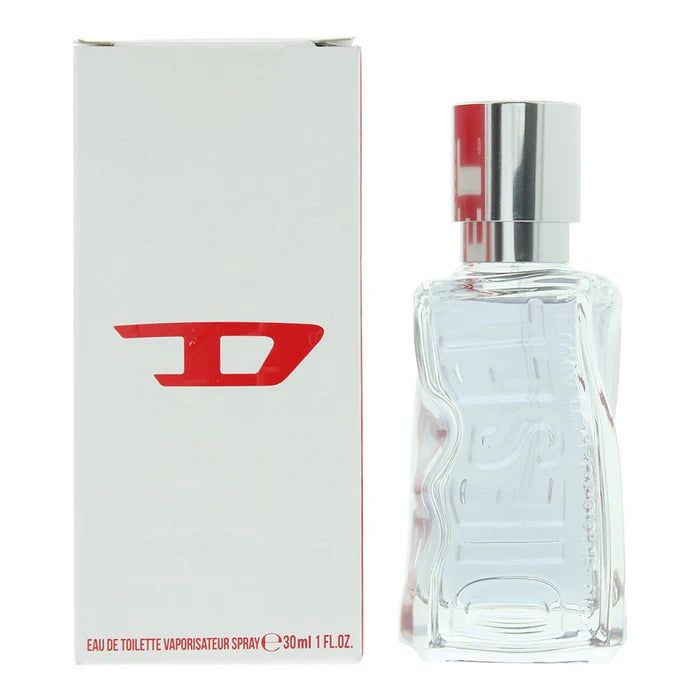 Diesel D Eau de Toilette Spray 30ml β Fresh & Citrus, Woody Fragrance for Men