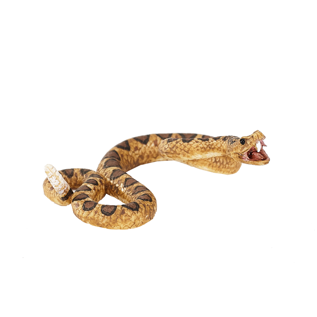 Mojo Rattlesnake Figurine – Realistic Reptile Toy