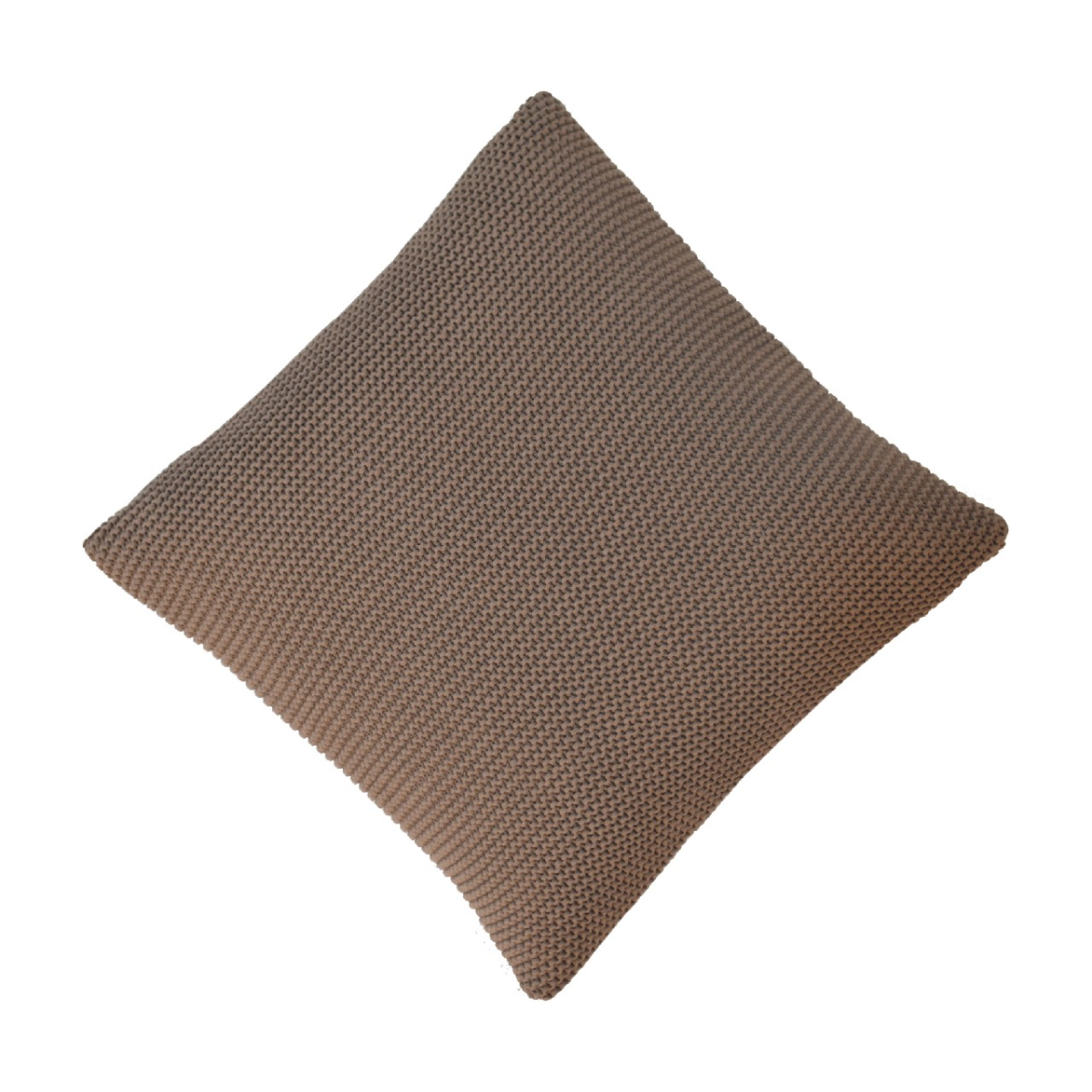 Artisan Furniture Ribbed Cotton Cushions, Set of 2 – Sofa and Armchair Scatter Cushions, Brown