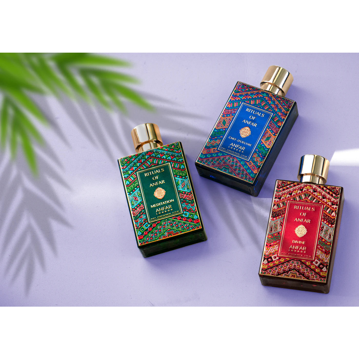 Anfar London Rituals of Anfar Divine Extrait de Parfum 80ml – Unisex Floral Musk and Smoky Woody Fragrance