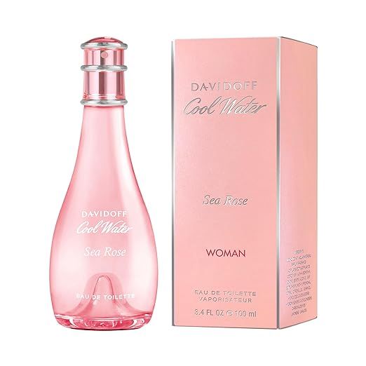 Davidoff Cool Water Sea Rose Eau de Toilette Spray 100ml – Floral Aquatic Women's Fragrance