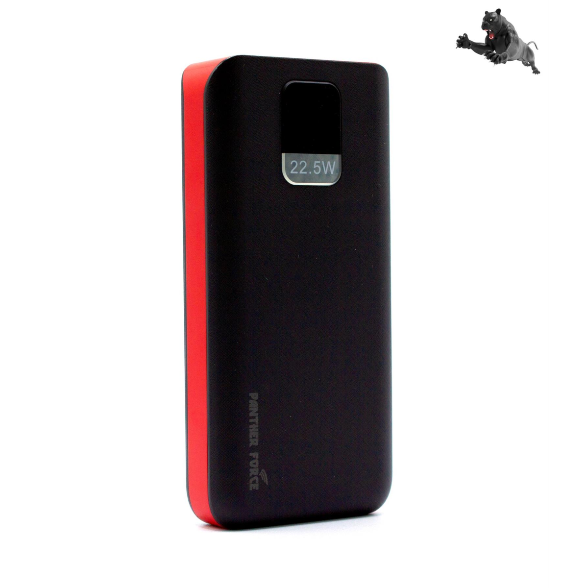 Panther Force PF81 20000mAh Power Bank with PD3.0 22.5W Fast Charging – 3 Outputs, LED Indicator, USB-C Input