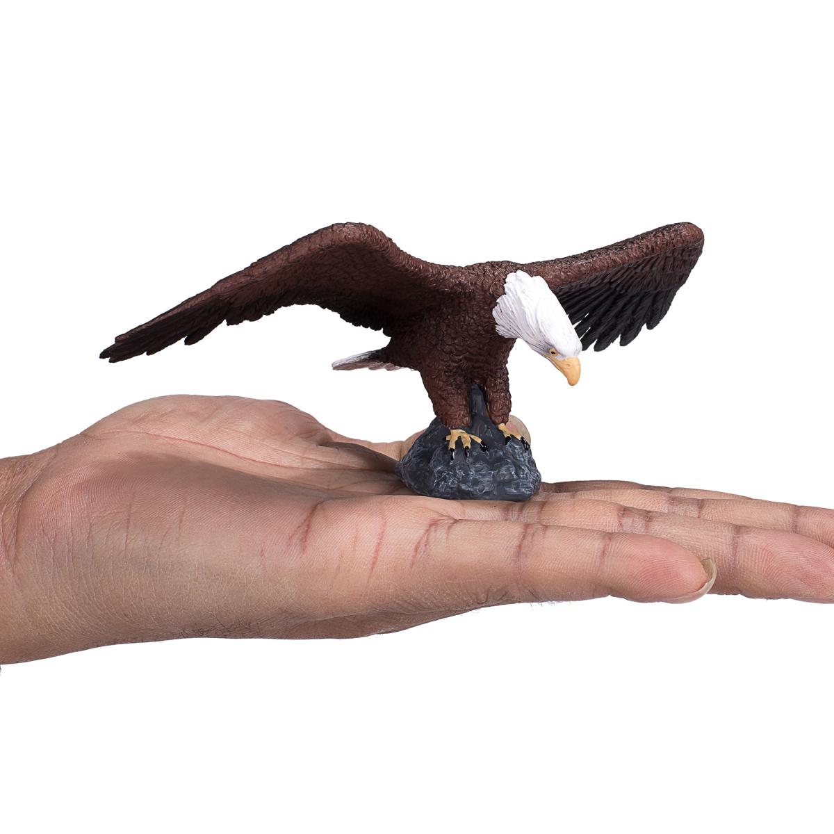 Mojo American Bald Eagle Figurine – Realistic Bird of Prey Toy