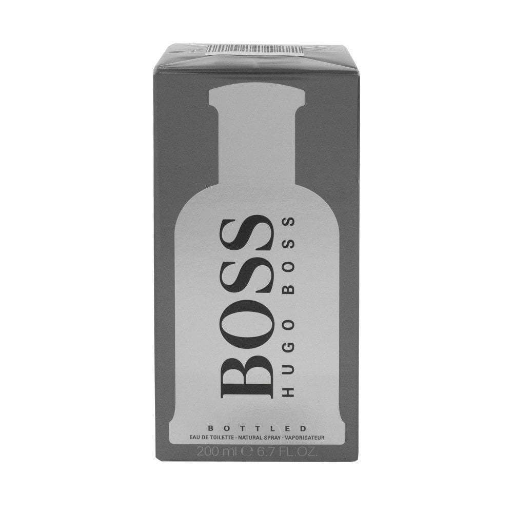 Hugo Boss Boss Bottled Grey Eau de Toilette Spray 200ml – Fresh Grapefruit, Apple & Amber Men's Fragrance