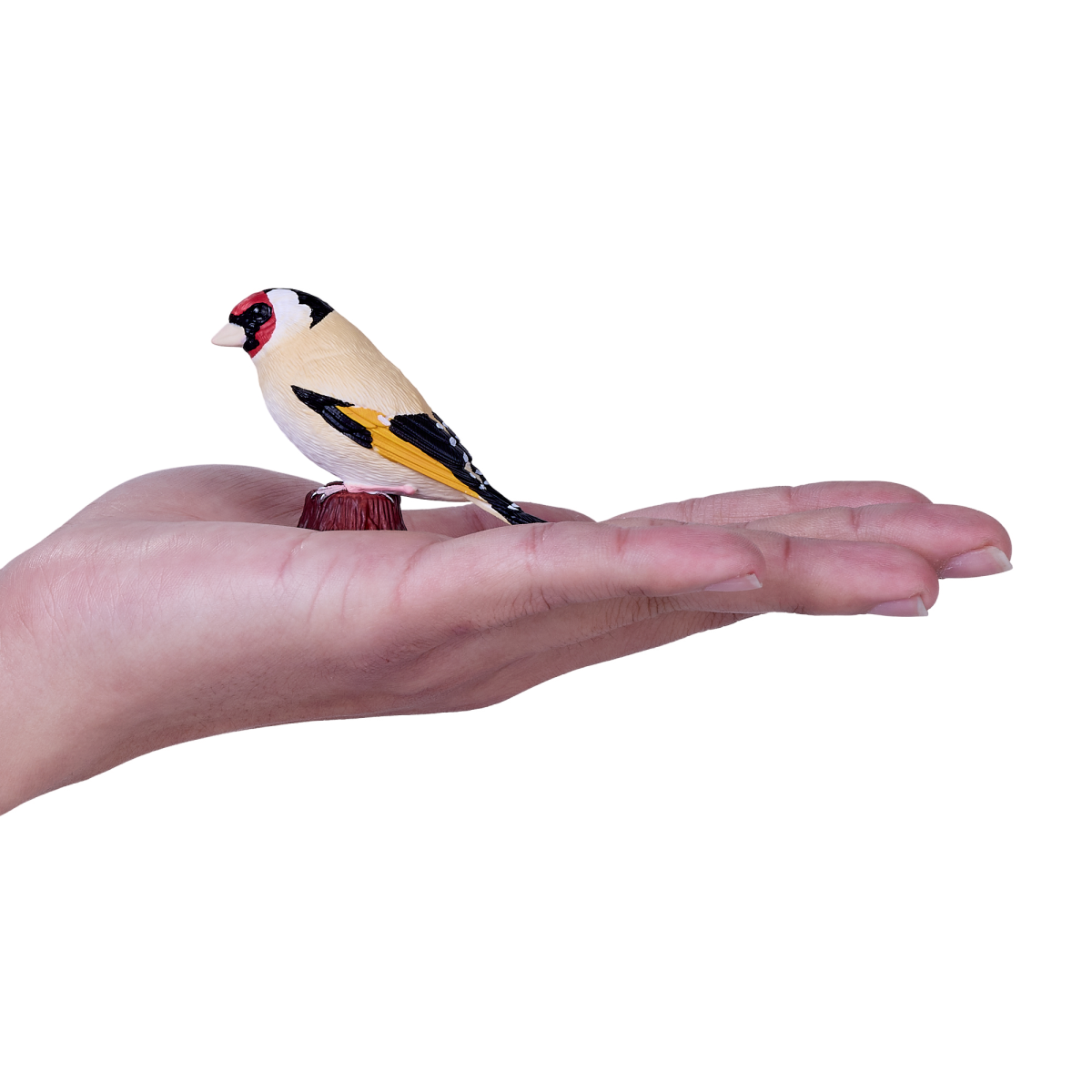 Mojo European Goldfinch Figurine – Hand-Painted Bird Model, Enthusiast Collection