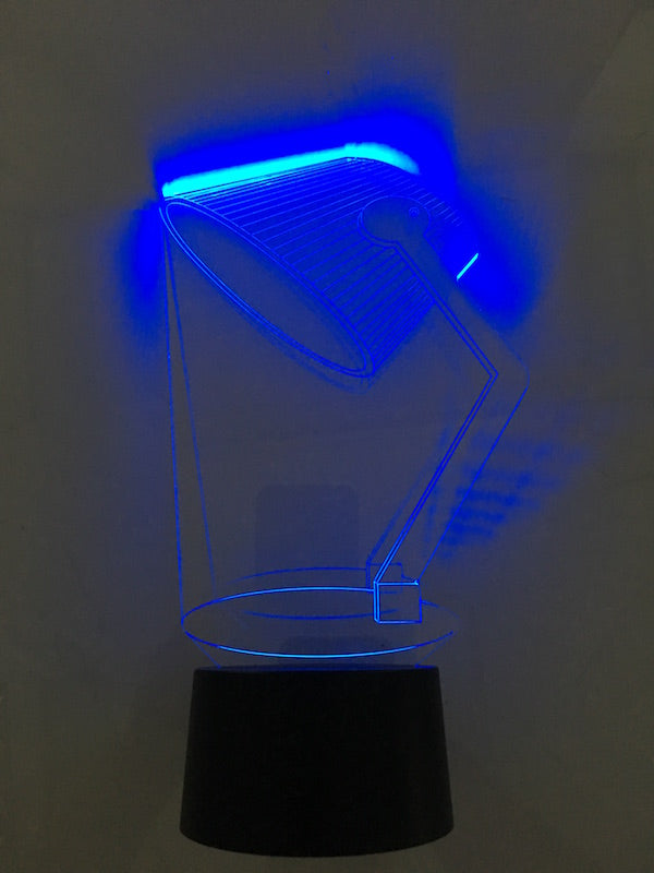 3D Acrylic Table Lamp – Clear