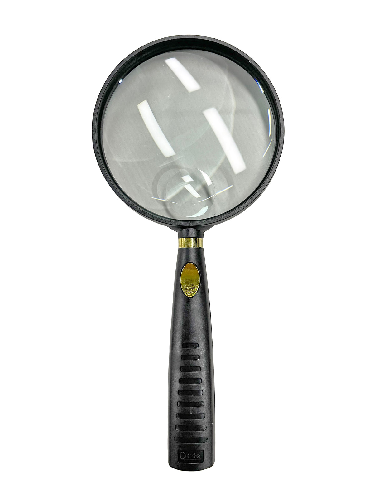 Avilo Glass Handheld Magnifier with x5 and x10 Magnification – Reading and Close-Up Viewing Aid