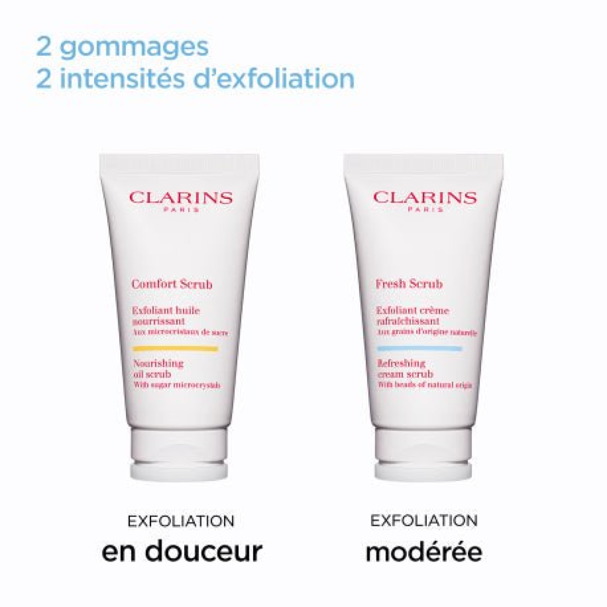 Clarins Fresh Scrub 50ml – Gentle Exfoliating Face Scrub for All Skin Types