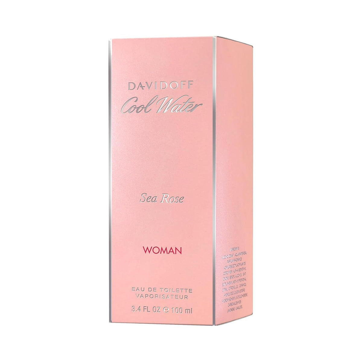Davidoff Cool Water Sea Rose Eau de Toilette Spray 100ml – Floral Aquatic Women's Fragrance