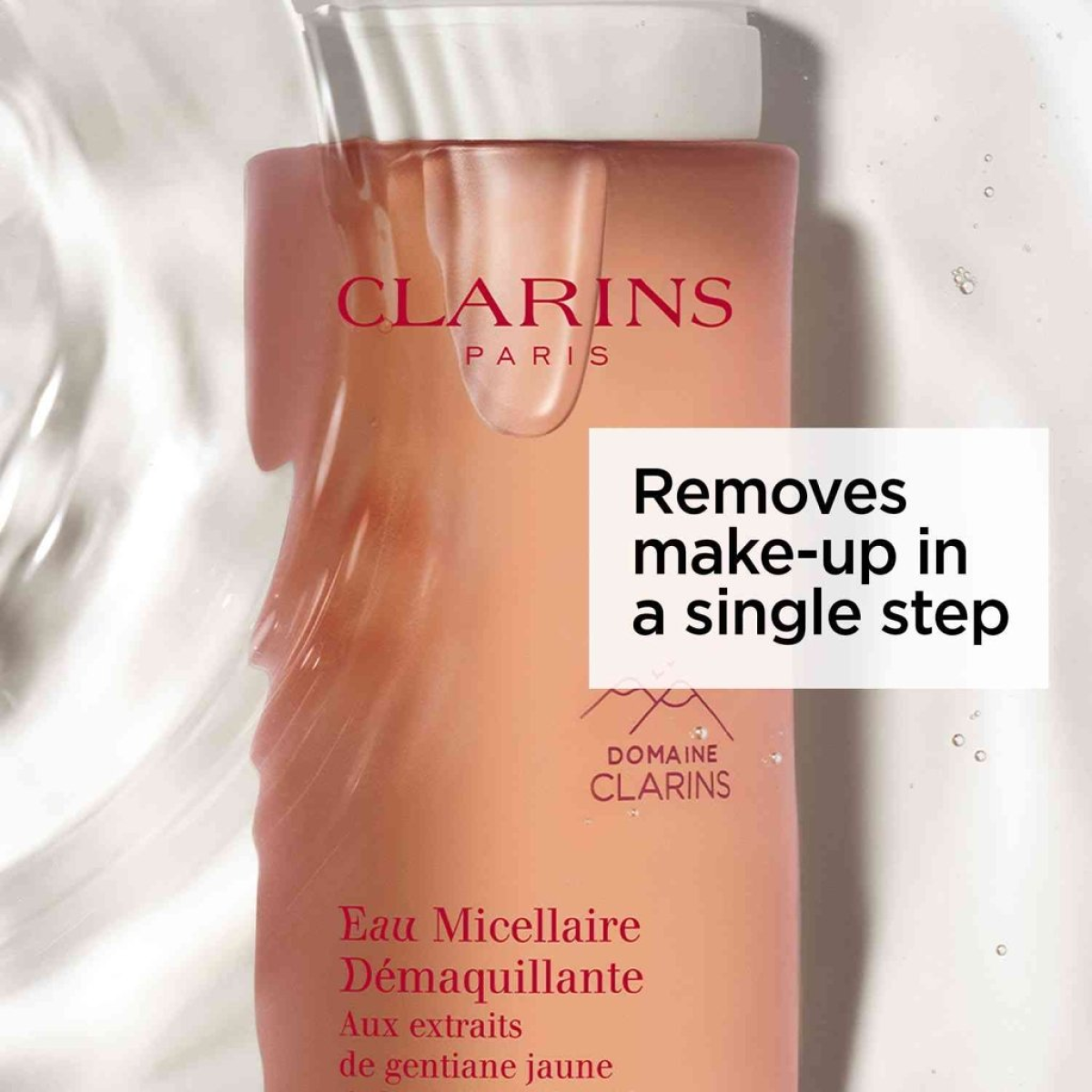 Clarins Cleansing Micellar Water 200ml – Gentle Makeup Remover for All Skin Types, Including Sensitive