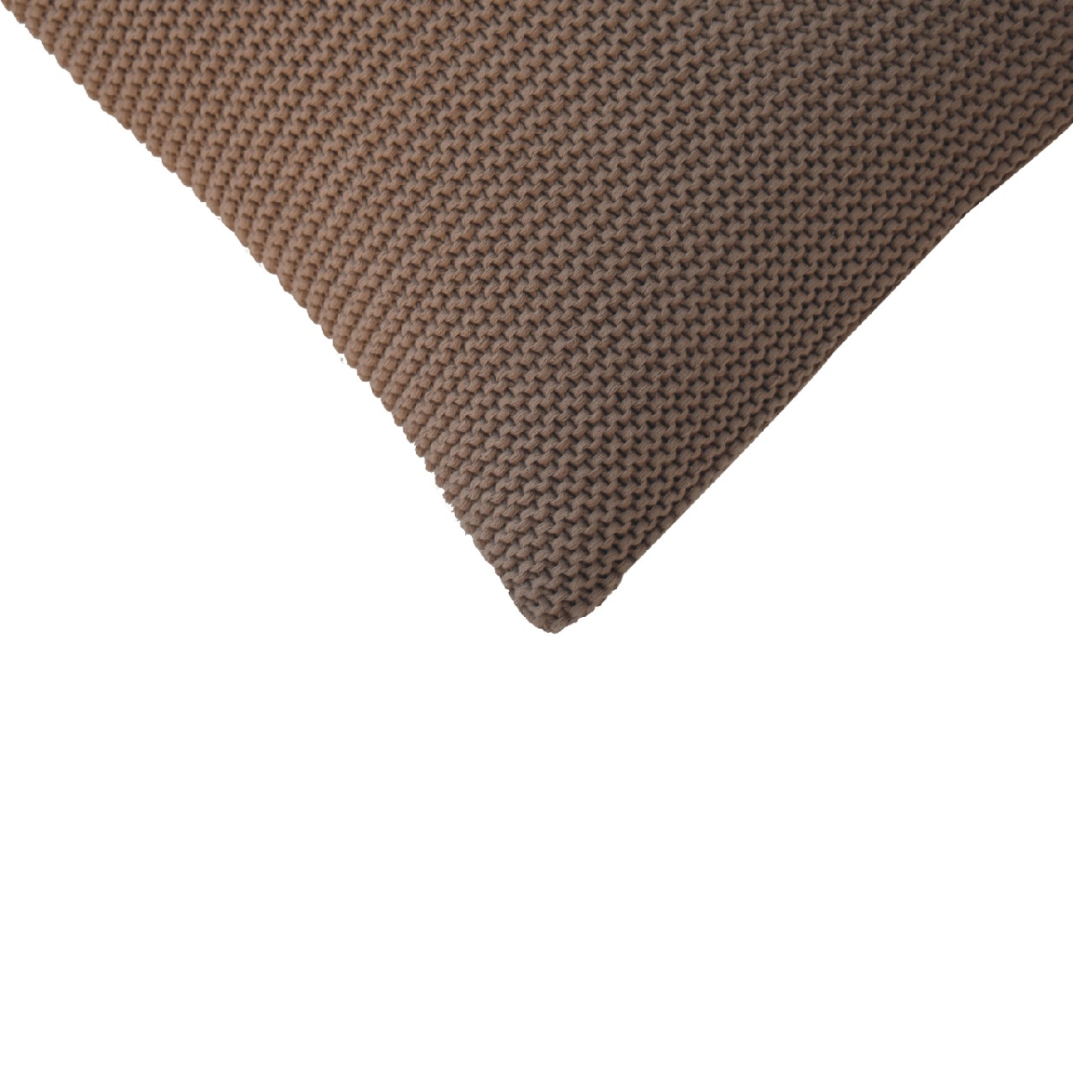 Artisan Furniture Ribbed Cotton Cushions, Set of 2 – Sofa and Armchair Scatter Cushions, Brown