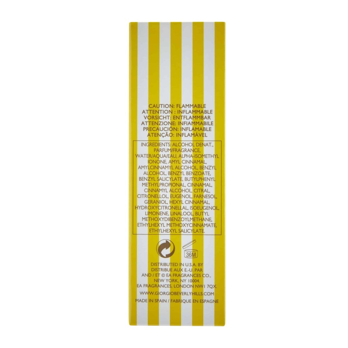 Giorgio Beverly Hills Giorgio Yellow Eau de Toilette Spray 30ml β Floral, Woody Fragrance for Women