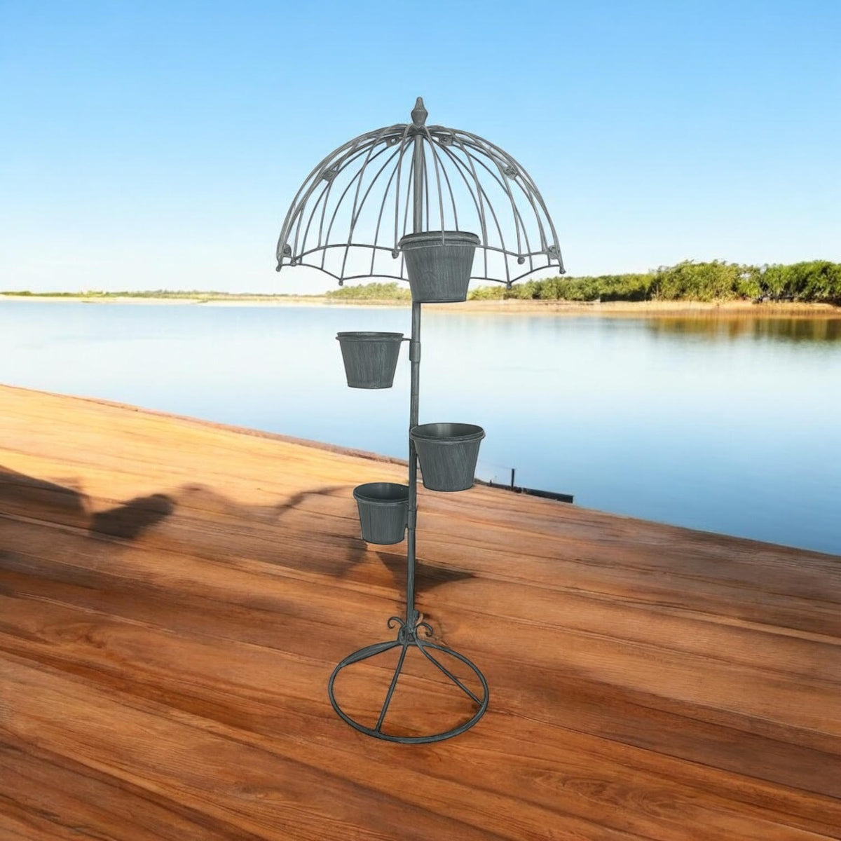 130cm Rust-Resistant Metal Garden Planter