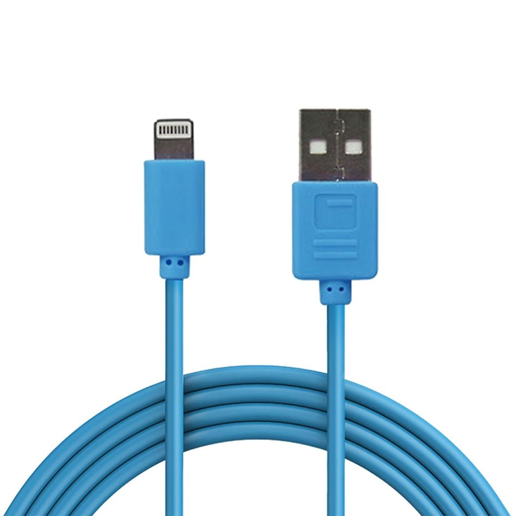 GVC USB Data Cable for 8 Pin Devices, 1m – Charge, Sync & Transfer, Blue