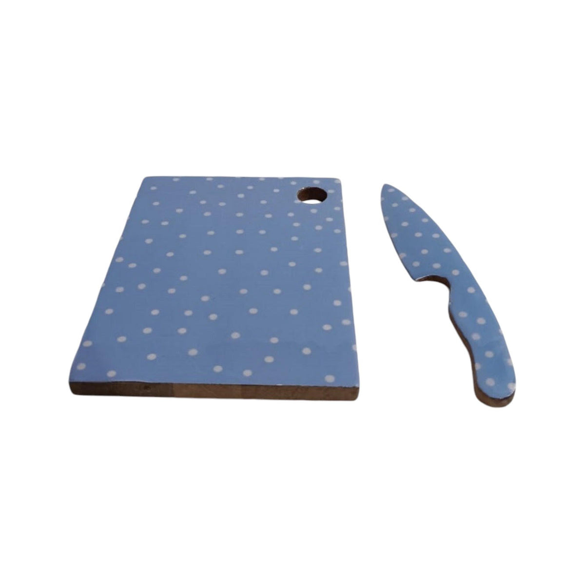 23cm chopping board with knife