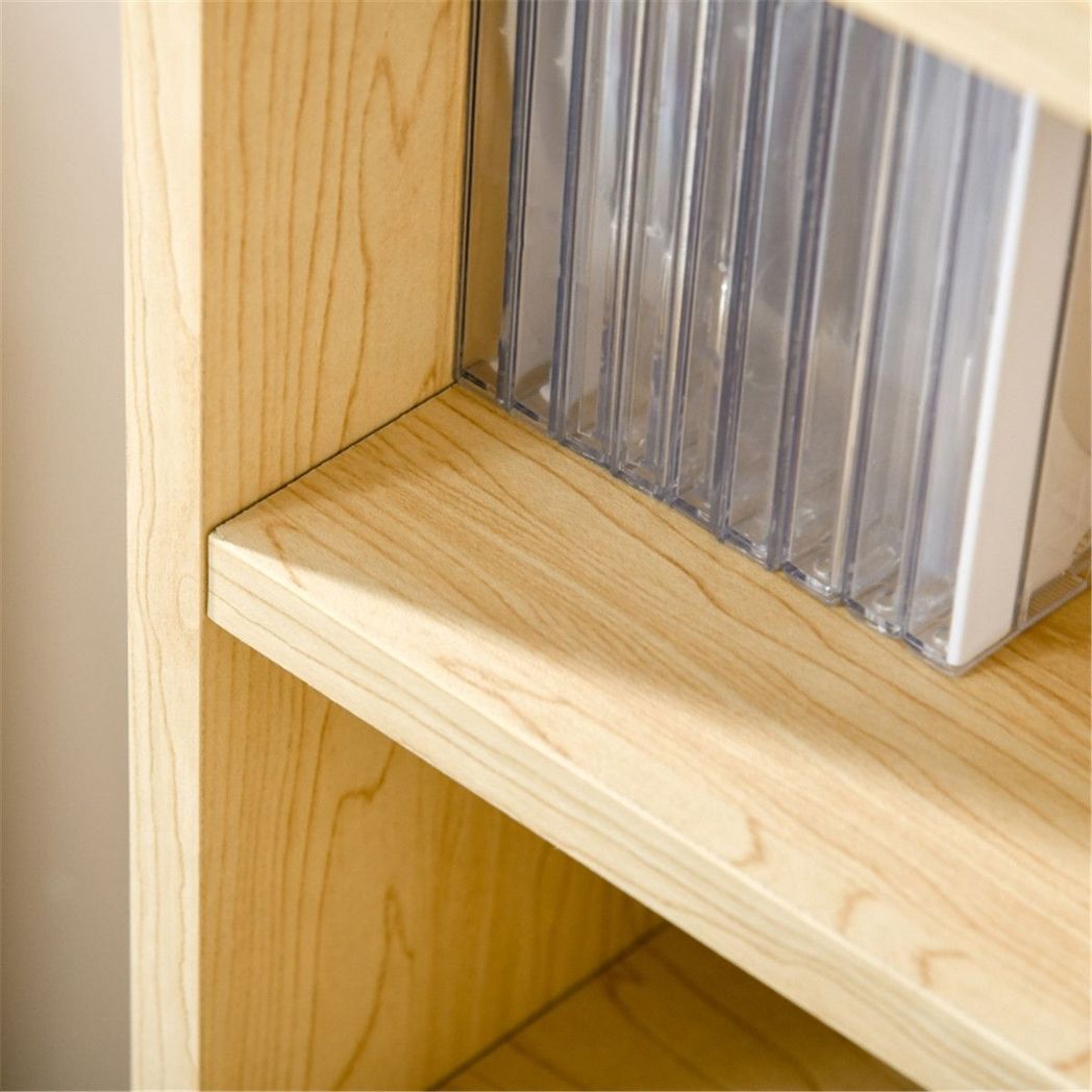 Tall 12-Tier CD & DVD Storage Tower – Holds 204 CDs, Blu-rays & Games, Pine Effect
