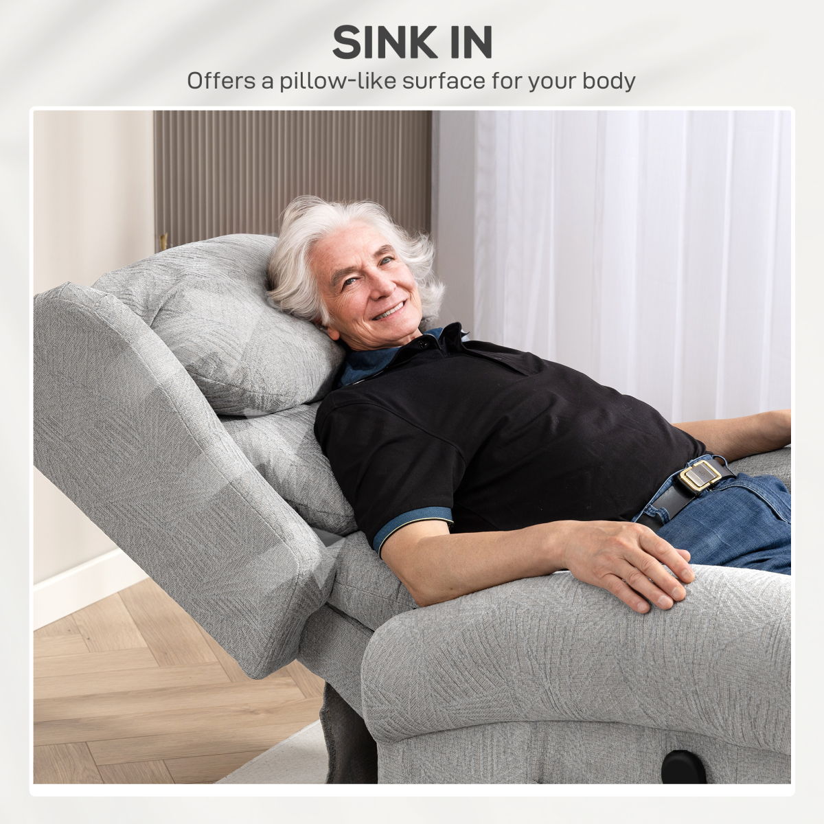 Electric Riser Recliner Chair with Remote Control, USB Port & Side Pockets – Velvet-Feel Power Lift Armchair, Grey