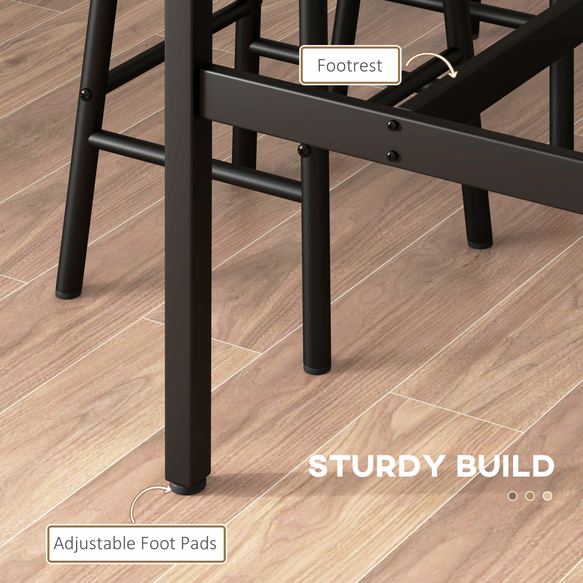 Classic Pub Table and Chairs Set – Compact Bistro Dining Set for Kitchens, Home Bars & Breakfast Nooks
