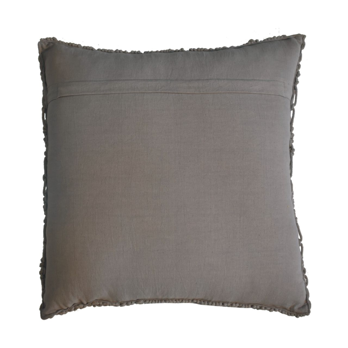Artisan Furniture Myra Cushion Set of 2 – Woven Design Scatter Cushions with Plump Filling, Grey