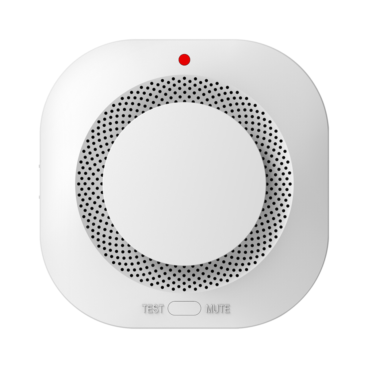 Photoelectric Battery Smoke Alarms, 4 Pack – Wireless Fire Detectors with LED and Sound Warning, Easy Mount