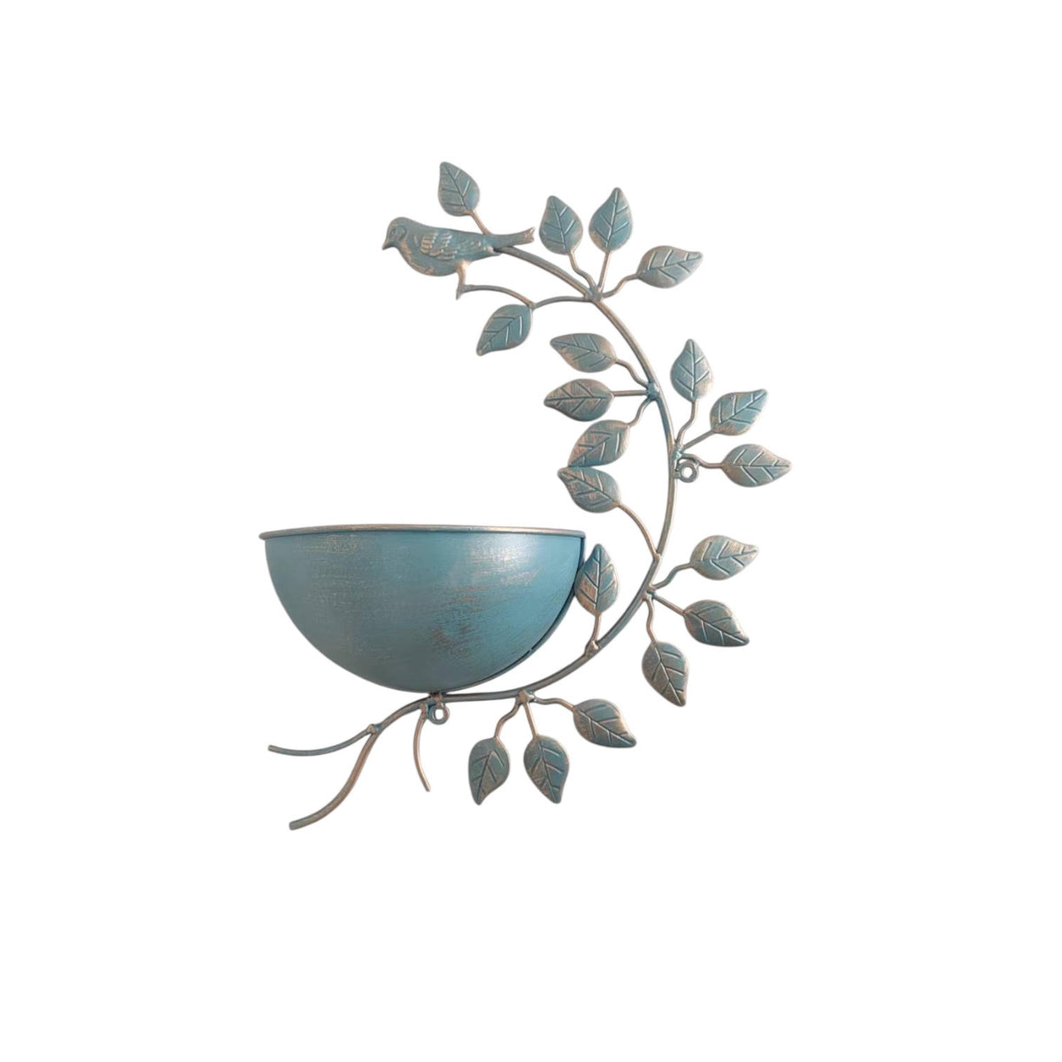 AcaciaHome 42cm Rust-Resistant Metal Garden Planter