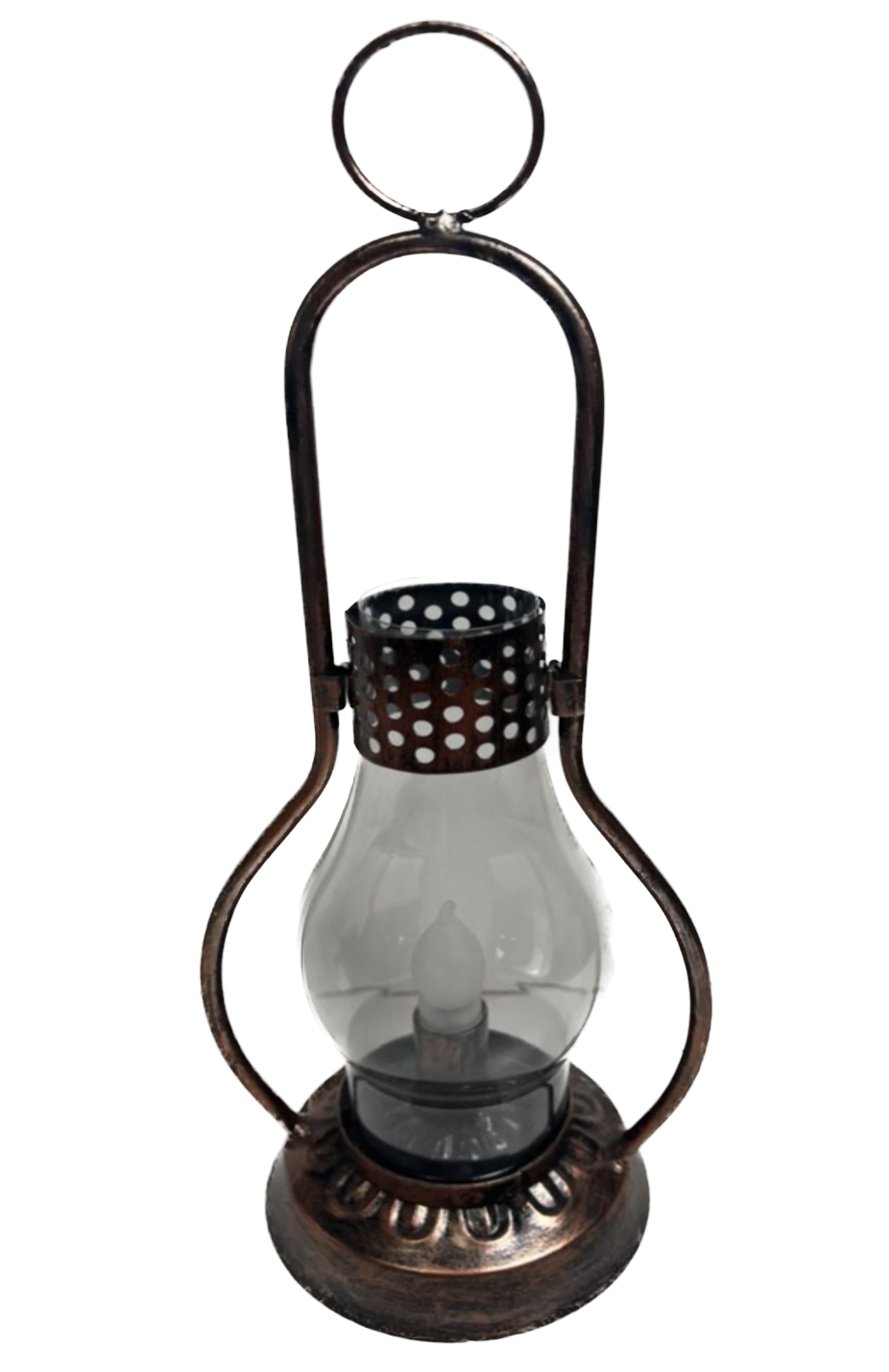Avilo Battery Operated Vintage Kerosene Oil Lantern – Cosy Decorative Lighting
