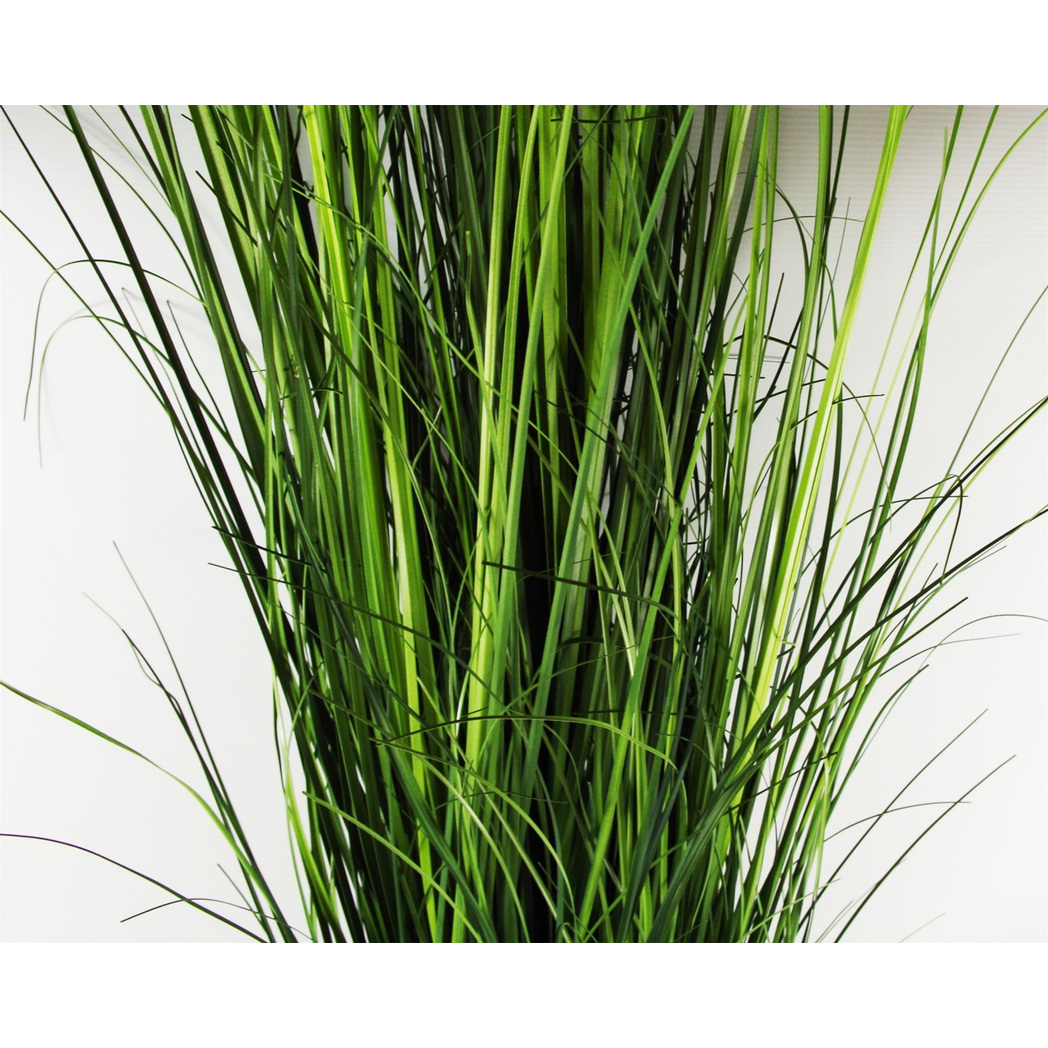 130cm Artificial Onion Grass Plant with Copper Metal Planter