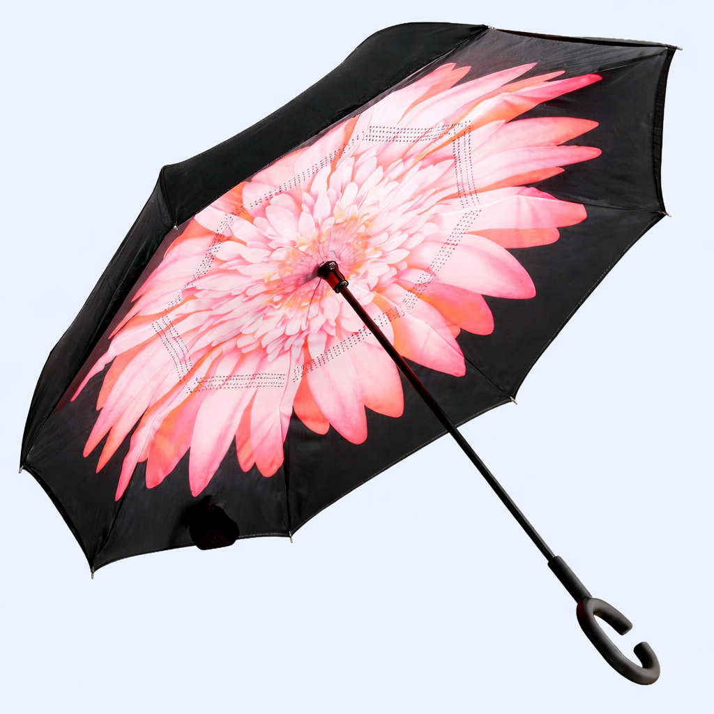 Avilo Self-Standing Windproof Umbrella – Freestanding Rain Umbrella for UK Weather