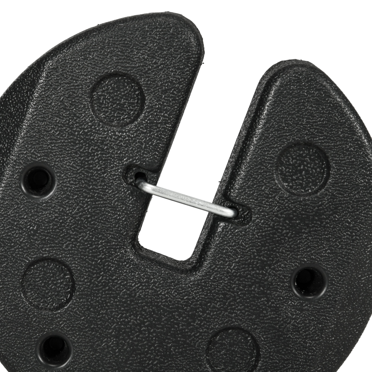 Outsunny Set of 4 Gazebo Weights with Reinforced Pins and Carry Belt, 12kg Total – Canopy Anchors, Black