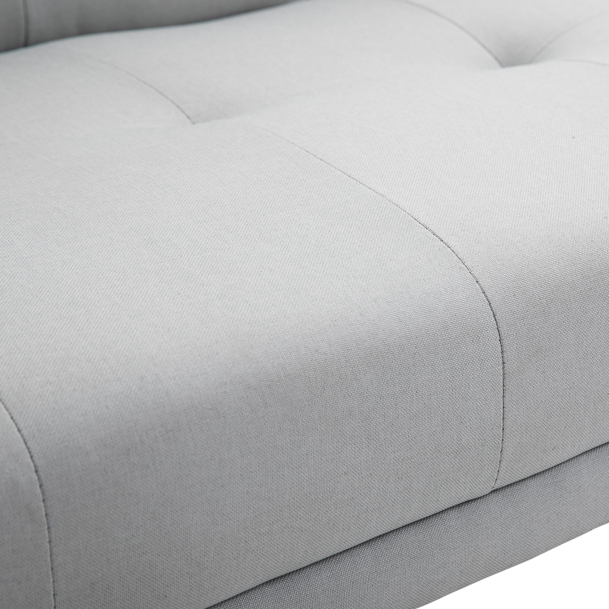 HOMCOM Scandi 3 Seater Sofa Bed with Adjustable Recline & Fold-Down Middle Table – Metal Frame Guest Bed