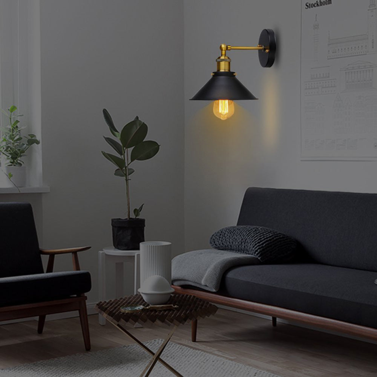Black Wall Mounted Sconce Light
