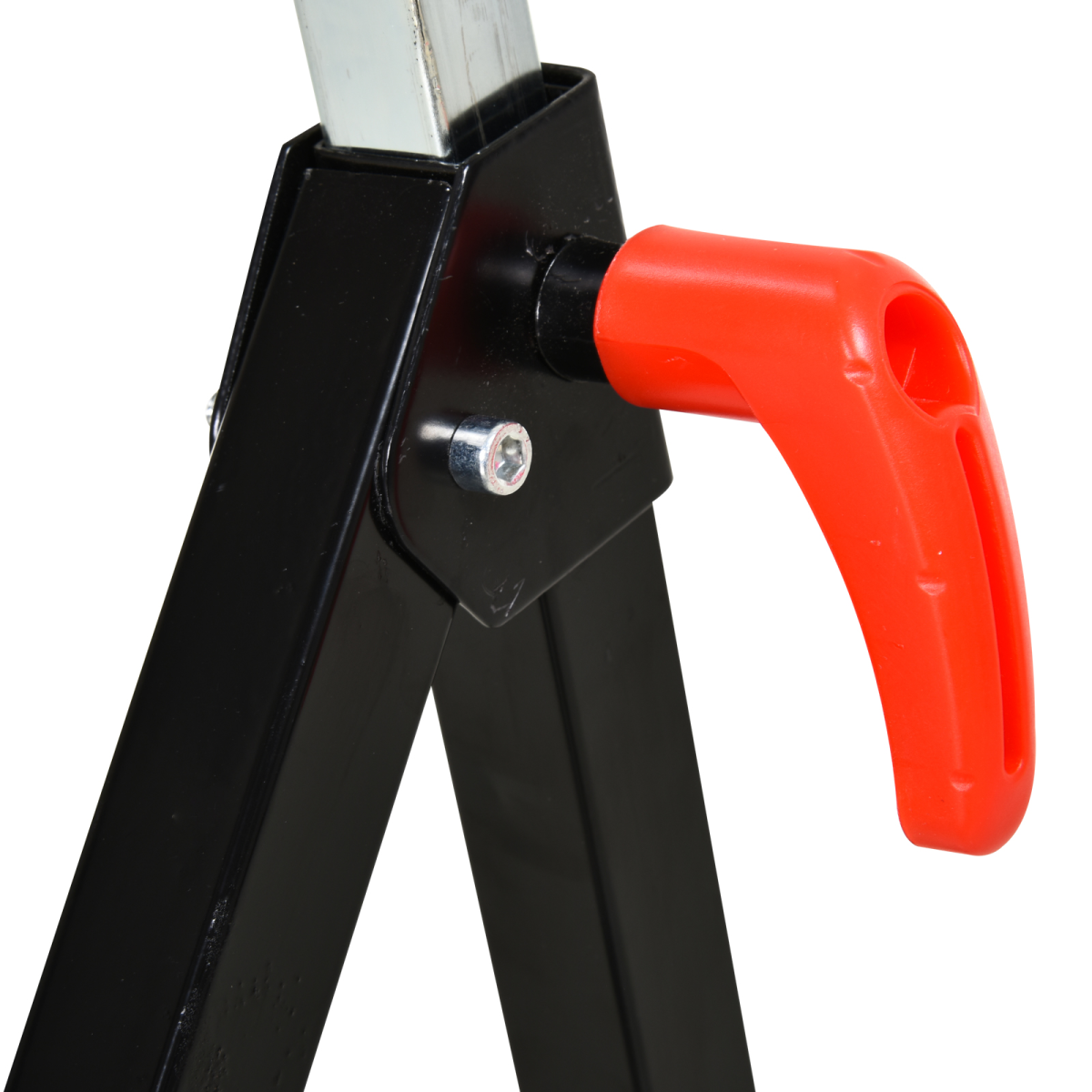 HOMCOM Adjustable Woodworking Roller Stand 68–110cm – Foldable Metal Work Support with Ball Bearing Roller