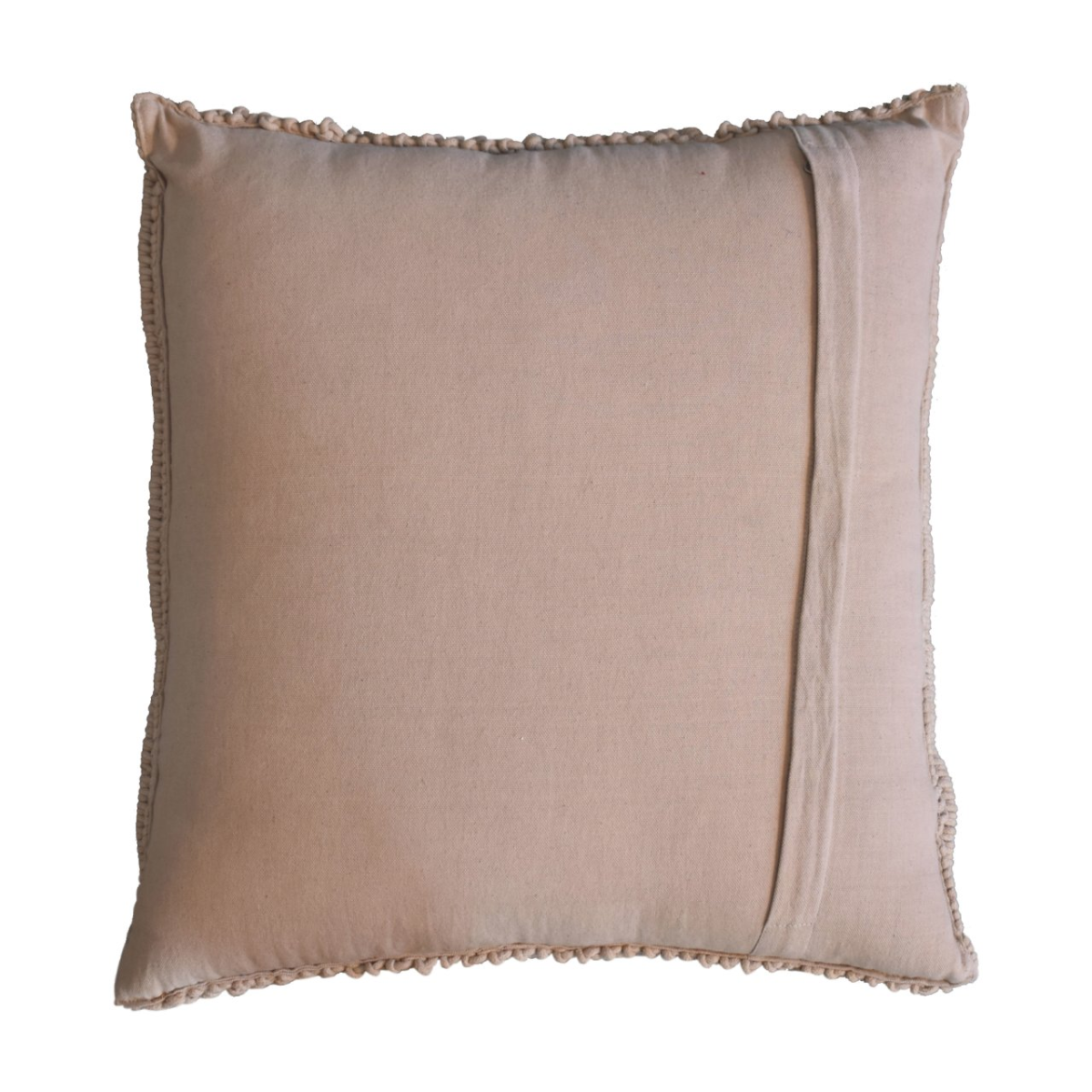 Artisan Furniture Alda Cushion Set of 2 – Zig-Zag Design Scatter Cushions with Plump Filling, Cream