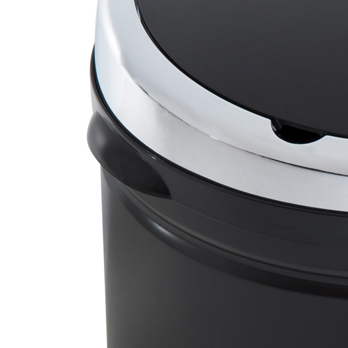 HOMCOM 50L Stainless Steel Sensor Kitchen Bin with Removable Inner Bucket – Black