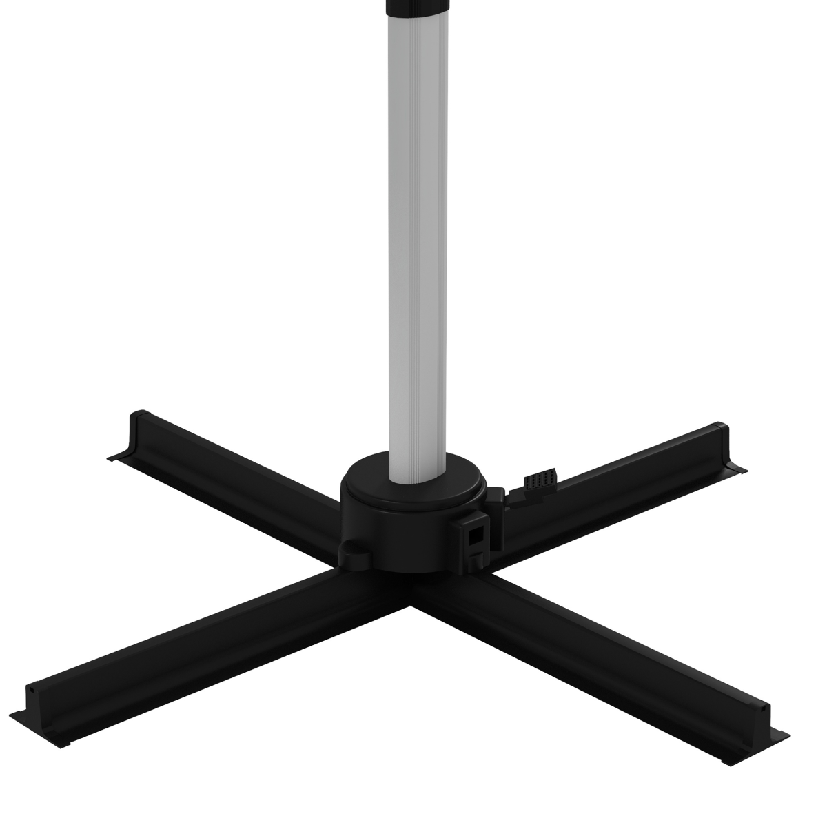 Outsunny 3 x 3m Cantilever Roma Parasol with 360° Cross Base and 5-Level Tilt – Garden Umbrella, Green