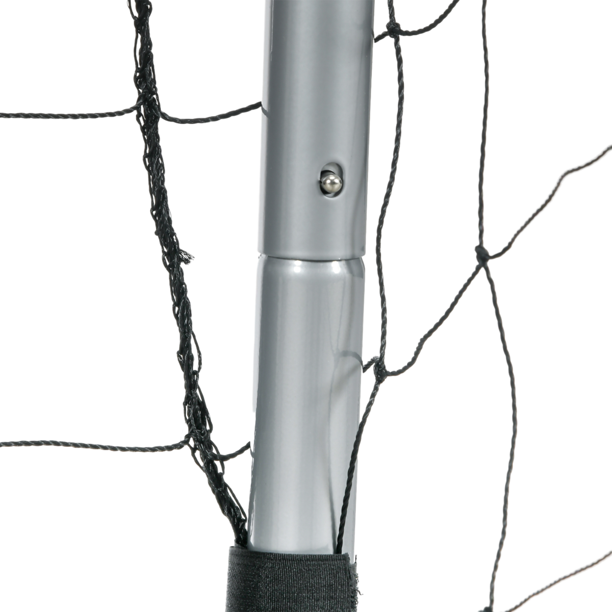 SPORTNOW 8ft x 5ft Football Goal with Weather-Resistant Net – Easy Set-Up Training Goal, Grey