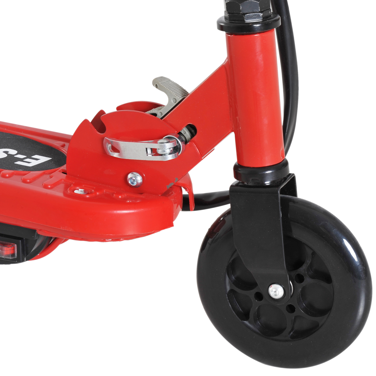 HOMCOM Folding Kids Electric Scooter with Adjustable Handle, 12km/h & Front Brake – Ride-On for Ages 7–14