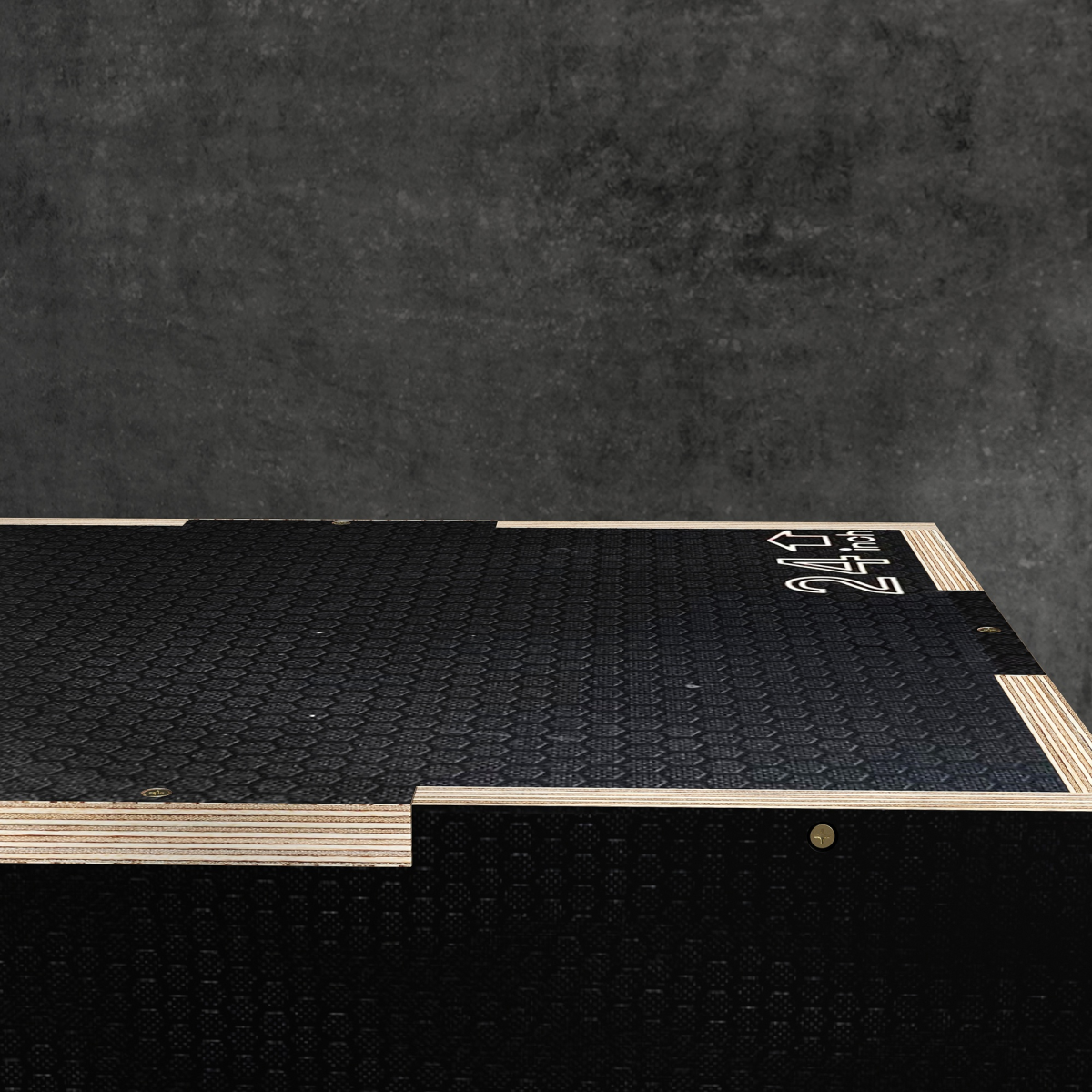 SPORTNOW 3-in-1 Wooden Plyometric Jump Box, 41/51/61cm Heights – Non-Slip Plyo Box for Home Gym Training, Black