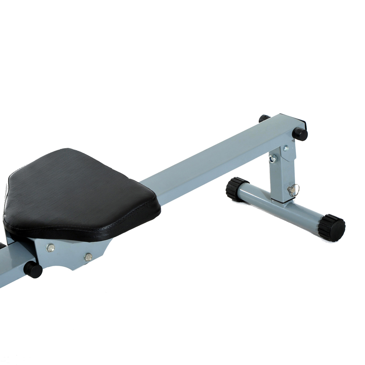 HOMCOM Rowing Machine with 12 Resistance Levels, LCD Monitor & Padded Seat – Home Gym Cardio Rower
