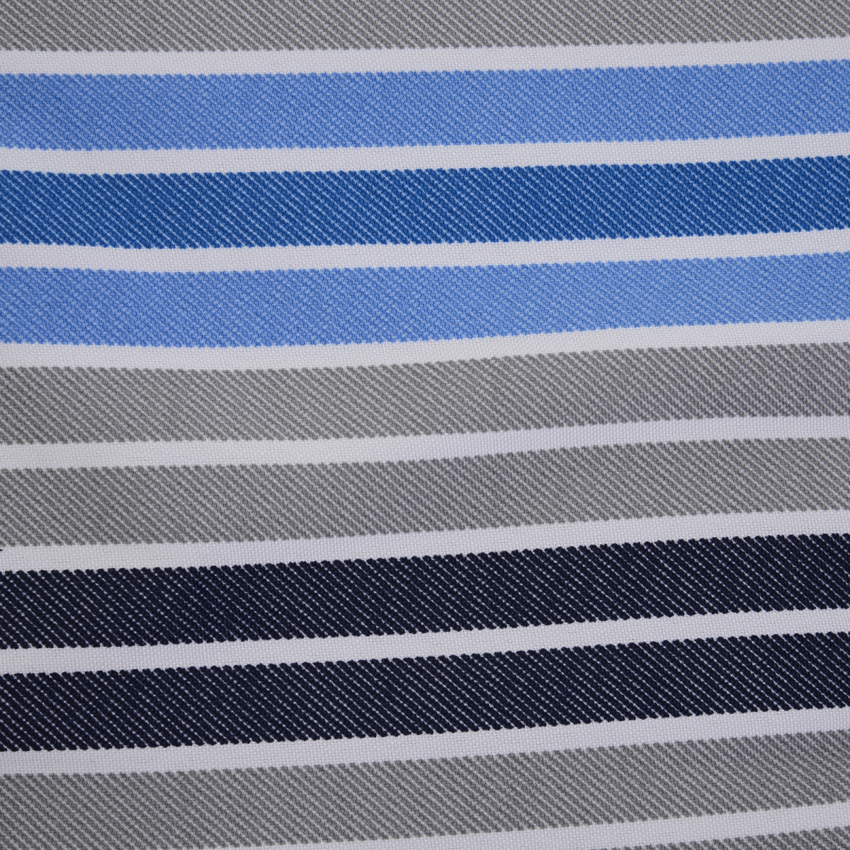 2 Piece Striped Patio Bench Swing Chair Cushion Set, 120 x 50cm – Double Seat Garden Cushions, Blue