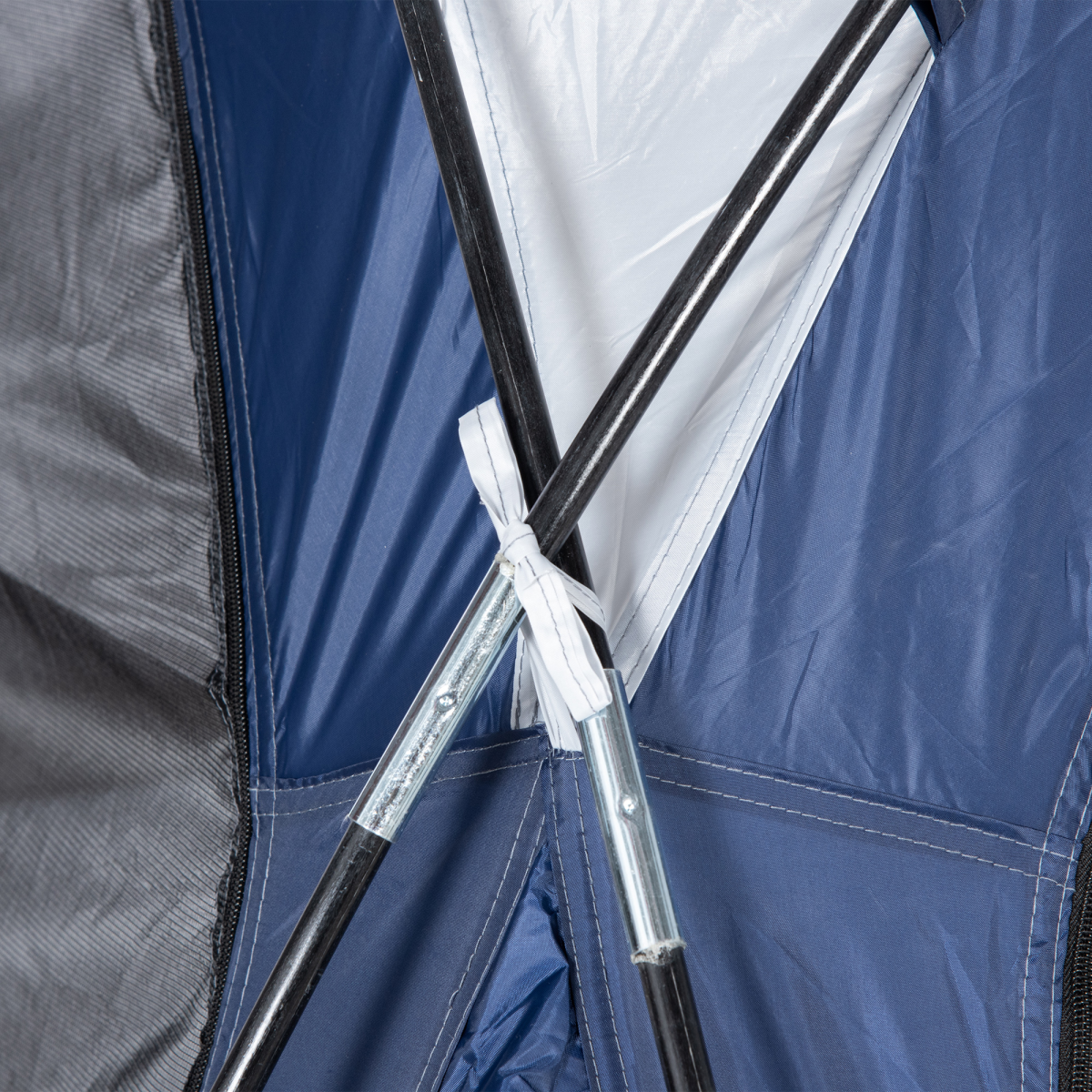 Outsunny 6–8 Person Dome Camping Tent with Zipped Mesh Doors, Lamp Hook & Carry Bag – Family Tent