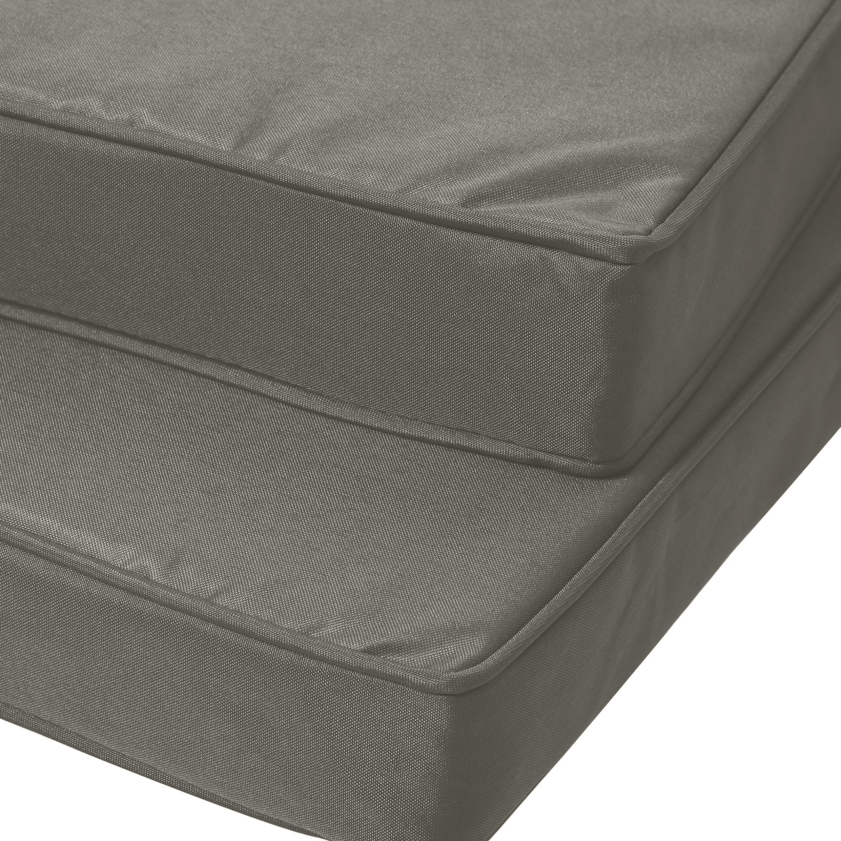 Outsunny Set of 2 Garden Seat Cushions with Ties, 45 x 45cm – Replacement Outdoor Chair Pads, Dark Grey