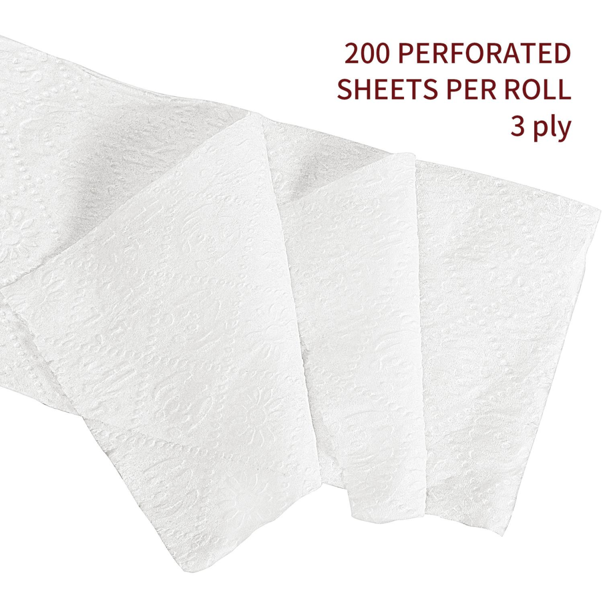 Vinsani Bamboo Toilet Roll 24 Pack – Eco-Friendly Sustainable Toilet Tissue